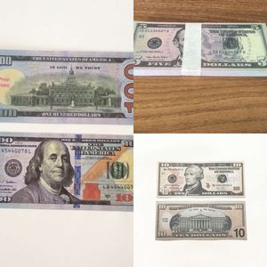 50% Size Movie prop banknote Copy Printed Money Party Supplies USD Uk Pounds GBP British 10 20 50 commemorative toy For Christmas Gifts Fun 11JMIL