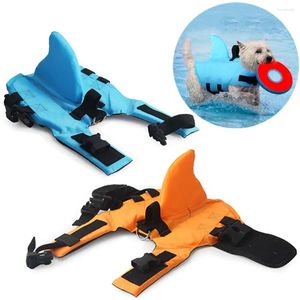 Kamizelka pływacka z odzieżą dla psa z płetwą płetwę letniego bezpieczeństwa kamizelka ratunkowa corgi stroje kąpielowe garnitur buldog