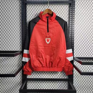 Wales Men's Jacket Windbreaker Sweatshirt Half Zipper Round Collar Windbreaker Outdoor Windbreaker Men's Fashion Casual Sports Jacket