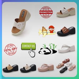 Designer casual plataforma alta ascensão grossa sola pvc chinelos verão sliders homens mulheres arco-íris slides sandálias macio grosso almofada chinelo nuvem slide interior