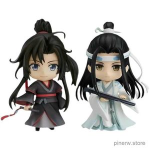 Action Figures giocattolo originale Mo Dao Zu Shi Anime Figure giocattoli Wei Wuxian Yi Ling Lao Zu Figura Lan WangJi PVC Action Figure Q Ver.Modello di bambola giocattolo