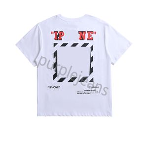 2024 New Off Mens T-shirt Designer Offes White Classic T Shirt Uomo e donna Fashion Off Whiteshirt Più stili Hip Hop T-shirt 1110