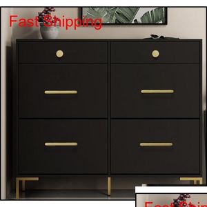 Kulplar Modern Katı Pirinç Mutfak Dolabı Düğmelerini Çekir ve Gold Der Dresser Pls Dolap Koğuşu Qylild Dhseller2010 Drop Deliv Dhwvs