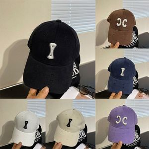 Baseball cap designer hatt färgglada mode män kvinnor brev sommar snapback sunshade sport broderi casquette strand boll kepsar m7te#