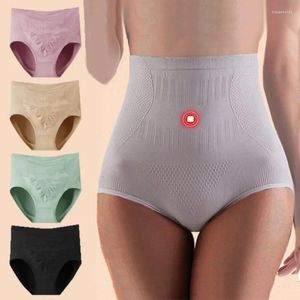 Women's Panties High Waist Womens Warm Cotton Solid Female Briefs Ladies Slimming Underpants Body Shapers Underwear