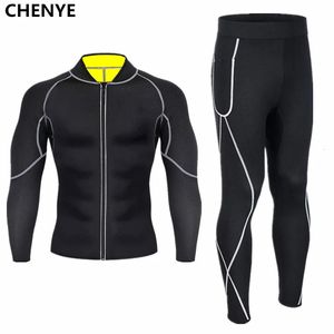 Erkek Neopren Sıkıştırma Gömlek Sauna Zayıflama Pantolon Vücut şekillendirici iç çamaşırı erkekler leotard göğüs adamı korse kilo shapewear 240127