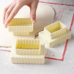 Baking Tools 3pcs DIY Mold Multifunctional Cookie Cutter Cake Decorating Fondant Cutters Tool Linzer Fudge Pastry Decoration