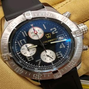 Fashion wristwatches reveng II 44MM Japanese quartz timing chronography work movement Men's Wristwatches257q