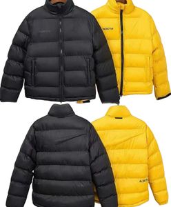 nocta jacka nocta puffer jacka puffer väst designer kappa mens jacka mode förtjockad varm avslappnad unisex vinter huva päls grossistpris gul