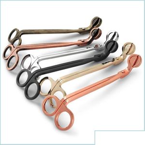 Forbici Forbici Candela Stoppino Trimmer Stoppini In Acciaio Inossidabile Lucido Clipper Cutter Candele In Oro Rosa 6 Colori Consegna Goccia A Casa Gard Dhc2F