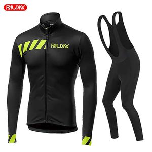 Tute da uomo Nuova Primavera Abbigliamento da ciclismo Set lungo da ciclismoTuta da bici da strada Abbigliamento da corsa BicycMaillot Ciclismo HombreH2421