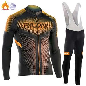 Tute da uomo Uomo Inverno Termico Fece Abbigliamento da ciclismo Uomo Jersey Suit Outdoor Caldo Equitazione Abbigliamento da bici Indossare Ropa Ciclismo HombreH2421