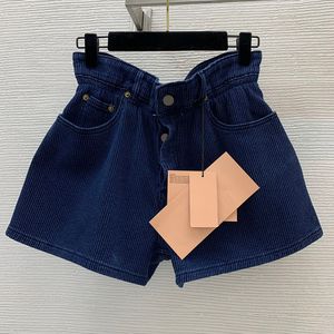 Hohe Taille Frauen Denim Buchstaben Designer Jeans Kurze Hosen Sexy Min Wide Leg Sommer Shorts