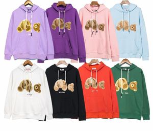 Erkek Kadın Tasarımcı Hoodie Sweater Sweatshirt Street Giyim Ceketleri Avuç içi Giyim Giysileri Nedensel Sweatshirt Palganel Ayı Baskı Sokak Giyim Palmes Angels