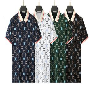Camisa polo masculina camisa italiana de luxo letras bordadas camisa polo verão casual masculina manga curta camiseta uma variedade de estilos disponíveis tamanho m-3xl