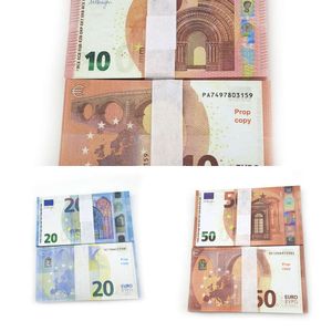 Party Supplies Movie Money Banknote 5 10 20 50 Dollar Euros Realistic Toy Bar Props Copy Currency Faux-billets 100 PCS Pack2335TDSJ