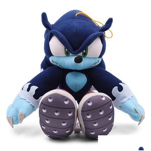 Gefüllte Plüschtiere Cartoon Sonic P Spielzeug Gelb Blau Werehog Pies Puppe Weiche Igel Peluche Geschenk für Kinder Mädchen Jungen Premium Drop Del Otz38
