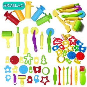 DIY Slimes Spela Dough Tools Accessories Plasticine Modeling Soft Clay Kits Set Curs Molds Education Toy for Children 240124