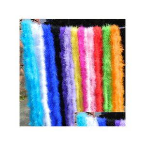 Party Decoration Wedding Party Diy Decorations Feather Boa 2 Meter Fancy Dress Hen Night Burlesque Scarf Gift Flower Bouquet Wrap Acce Dhtwm