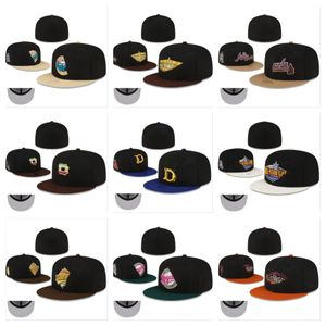 All Teams Logo Fitted hats Designer Baseball football Casual Caps unisex letter Flat Embroidery Cotton cap Sport World Patched Full Closed stitched hats mix order