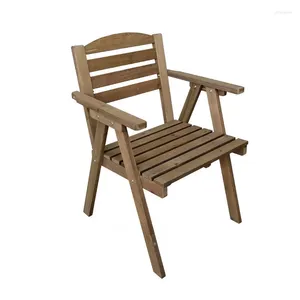 Camp Furniture Balkon-Freizeitstuhl, Tisch-Set, klappbar, aus Holz, Liegestuhl, für den Außenbereich, Massivholz, Einzelsofa