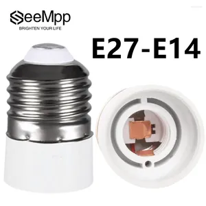 Uchwyty lampy E27 do E14 Gniazdo konwertera wysokiej jakości AC 85-250V Fireproof Materib Materib Adapter