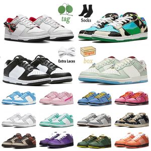2024 Med Box Og Low Panda Shoes Year of the Dragon Chunky Dunkys Black White Freddy Krueger Jarritos Sports Trainers Pink Pandas Green Orange Lobster Girls Sneakers