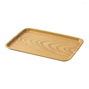Tabliczki drewniane miski Talerz trwałe drewno Square Podstawa owocowa deser ciasto cukierki akcesoria kuchenne taca