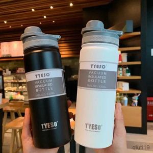 Termosy 750 ml Tyeso Thermos Butelka stali nierdzewnej kolba próżniowa Izolowana butelka z wodą Puchar dla dzieci kubek kawy termica