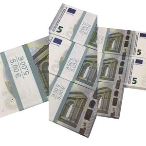 2022 gefälschte Geld Banknote 5 10 20 50 100 Dollar Euro Realistische Spielzeug Bar Requisiten Kopie Währung Film Geld Faux-billets 100 PCS PackWYLG