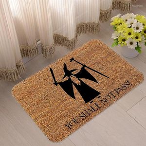 Carpets Foot Mat For Hallway You Shall Not Pass Bedrooom Carpet Kawaii Rug Kitchen Decoration Entrance Door Mats Home Living Room Rugs