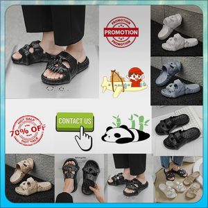 Designer Casual Platform Skeleton Head Funny One word Slippers Woman Light weight wear resistant breathable Leather rubber soft soles sandals Summer