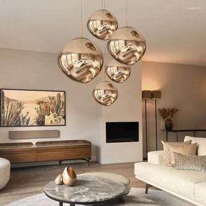 Lâmpadas pendentes moderna vidro lava luzes led para sala de estar quarto decoração lâmpada do teto decoração casa pendurado lustre