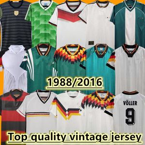 Niemcy Retro Jersey 1988 1990 1992 1994 1998 Littbarski Ballack Klinsmann Matthias Home Away Footic Shirt Kalkbrenner Vintage Jersey 1996 2004 2014