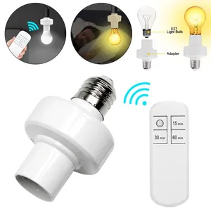 Portalampade E27 Telecomando senza fili Supporto per interruttore timer intelligente 110 / 220V Casa Multi luce Soggiorno camera da letto