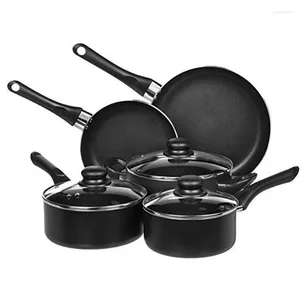 Cookware Sets Non-Stick Kitchen Set 13-Piece Pots And Pans With Stay-Cool Handles For Easy Cooking Cleaning