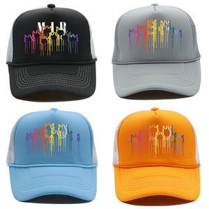 Дизайнерская бейсболка, мужская футбольная кепка с брызгами чернил, буквы, логотип, напечатанная шляпа-утконос, сетчатая шляпа, шляпа от солнца, женские дизайнерские шляпы, пляжная шляпа, бейсбольная шляпа, шляпа-грузовик