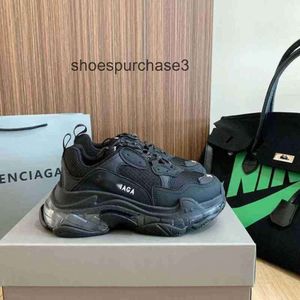 Designer Balencigs Fashion Casual Shoes Roller SKATES Women's Paris Daddy Air Cushion Tjock botten Inner Höjande familj är förgiftad gran Q2WN