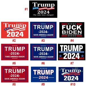 Donald Trump Präsident Gartenflaggen 3 x 5 Fuß 2024 Re-Elect Take America Back Flagge mit Messingösen Patriotische Outdoor-Innendekoration Banner2.1