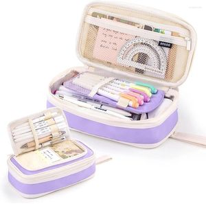 Large Capacity Kawaii Pencil Cases Pouch Cute Pen Bag Back To School Supplies For Girls Students Kids Korean Stationery