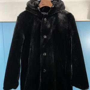 Mens Fur Autumn and Winter Thickened Warm Coat 113 115 BJPH
