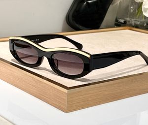 Óculos de sol feminino, armação completa, formato oval, preto, dourado/cinza, sombras sonnenbrille, óculos de sol uv400 com caixa