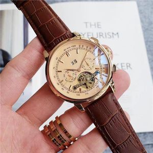 2024 Fashion Designer Watch Men's Watch Luxury Stainless Steel Leather Strap Automatic Mechanical Watch Sapphire Lens Watch