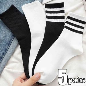 Kadın SOCKS 1/5 EVER Pamuk Kalın Sıcak Renk Sonbahar Kış Yumuşak Orta Tüp Kadın Artı Kadife Japon Uyku Çorap