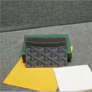 portafoglio carta designer Carta borsa di lusso Mini Portafoglio titolare della carta portafoglio uomo designer donna Portafogli Tasca chiave Slot interno con scatola Vera pelle di alta qualità