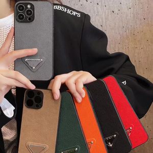 Custodie in pelle di design per Samsung S10 S20 S21 S22 S23 S24 S25 S26 Plus Cover per borsa di alta qualità con scatola Rosso Nero Grigio Verde Kaki Arancione Colore