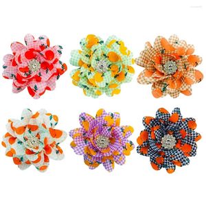 Dog Apparel Big Flower-Collar For Dogs Pets Slide Pet Accessories Bowtie Collar Charms Summer Flower Bow Ties