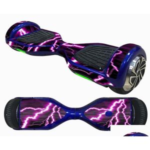 Skateboarding New 65 Zoll Selfncing Scooter Skin Hover Electric Skate Board Aufkleber Twowheel Smart Protective Er Case Aufkleber6725348 Dhabk