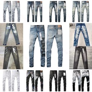 purple jeans womens designer jeans for mens high quality jeans ripped slim fit motorcycle bikers pants for men fashion men's design streetwear slim jeans size 28-40