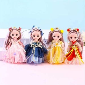 Bonecas menina brinquedos bebê bjd vestir-se boneca bonecas acessórios acessórios de boneca novo produto 17cm boneca brinquedos antiguidade 13 articulações brinquedo